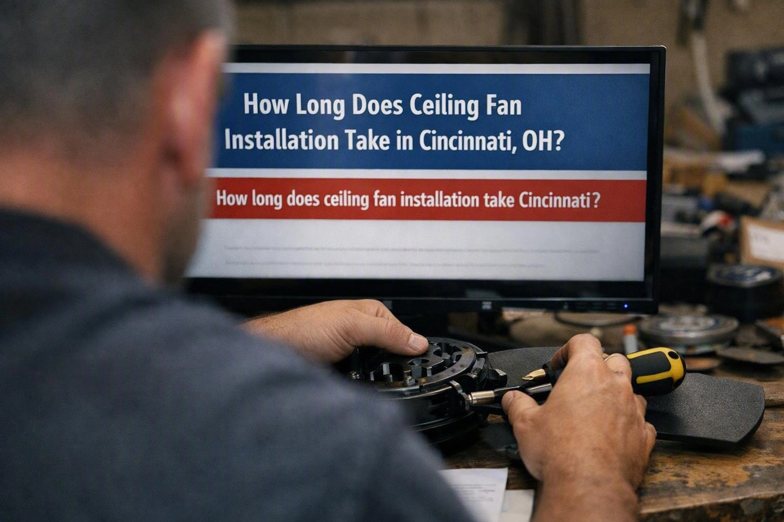 How Long Does Ceiling Fan Installation Take in Cincinnati, OH