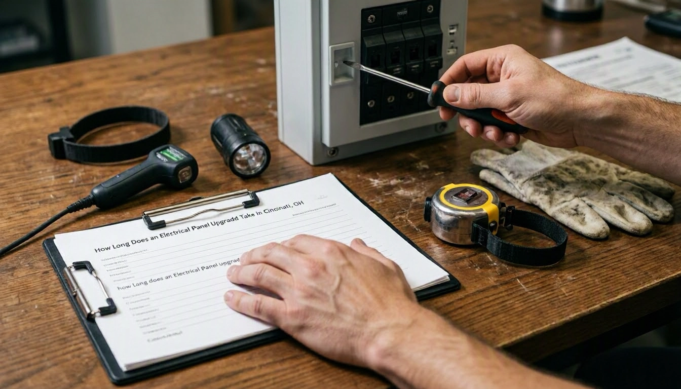 How Long Does an Electrical Panel Upgrade Take in Cincinnati, OH