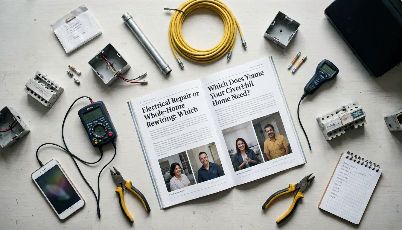 Electrical Repair or Whole-Home Rewiring: Which Does Your Cincinnati Home Need?