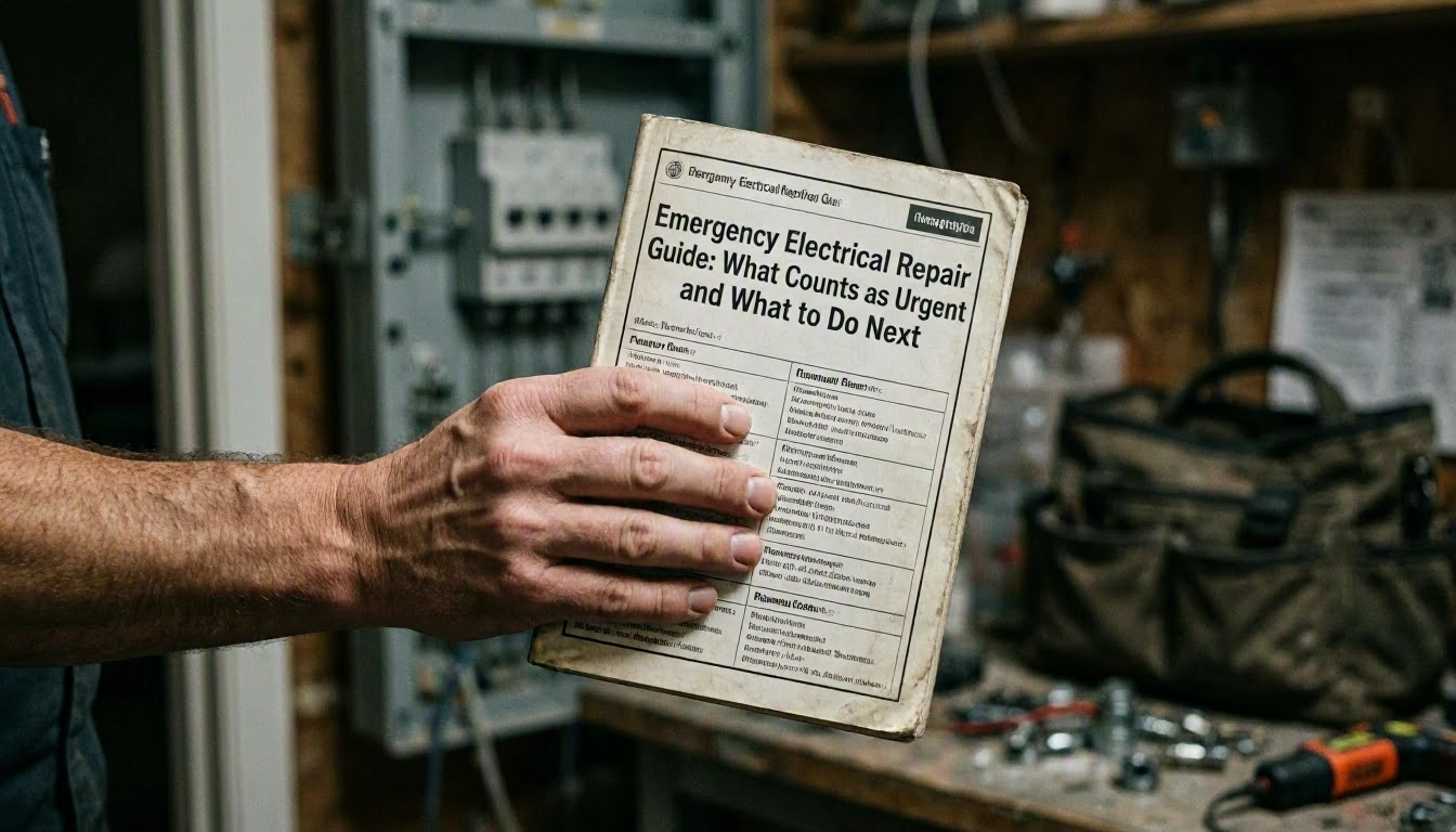 Emergency Electrical Repair Guide: What Counts as Urgent and What to Do Next