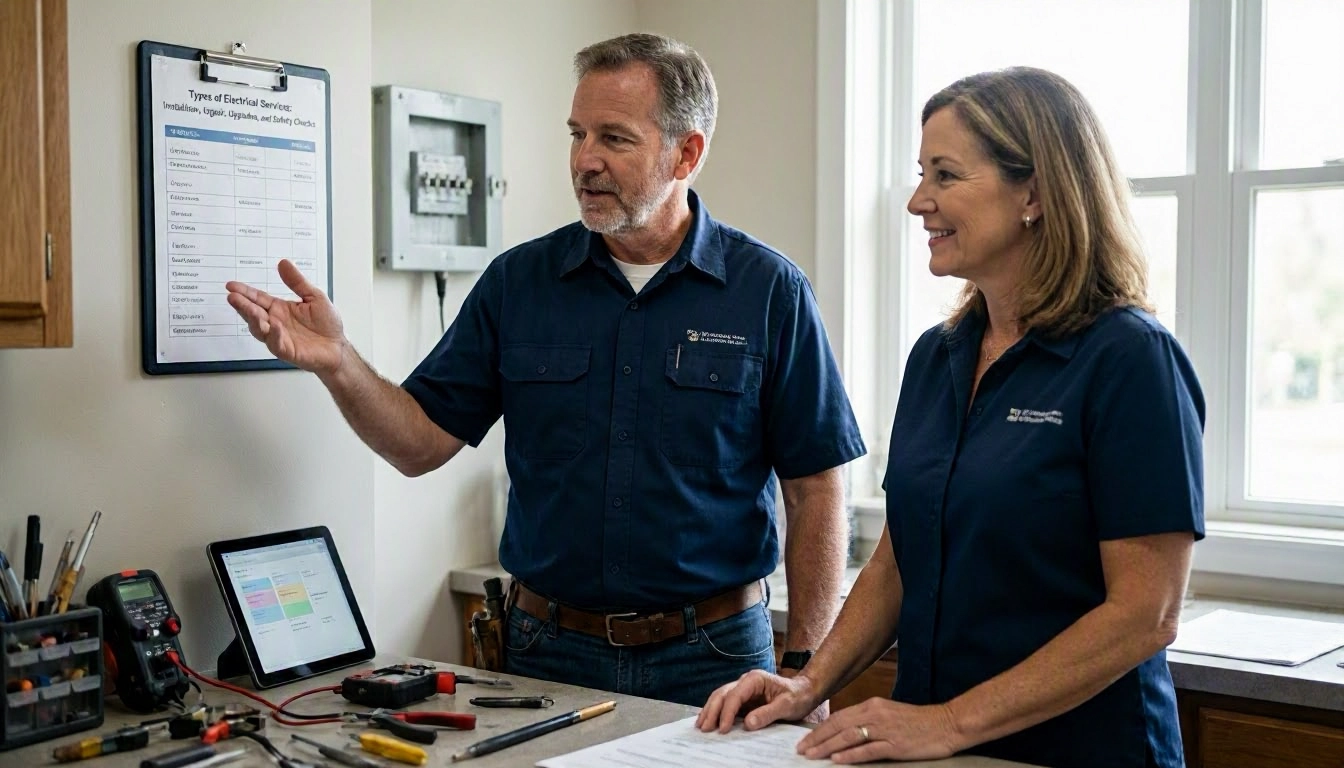 Types of Electrical Services: Installation, Repair, Upgrades, and Safety Checks