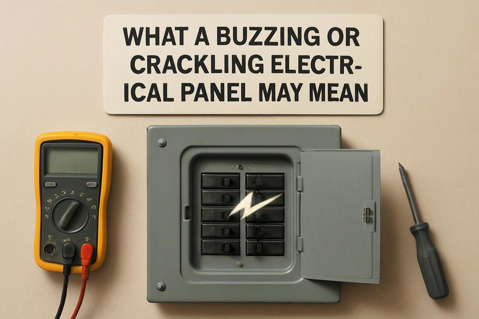 What a Buzzing or Crackling Electrical Panel May Mean