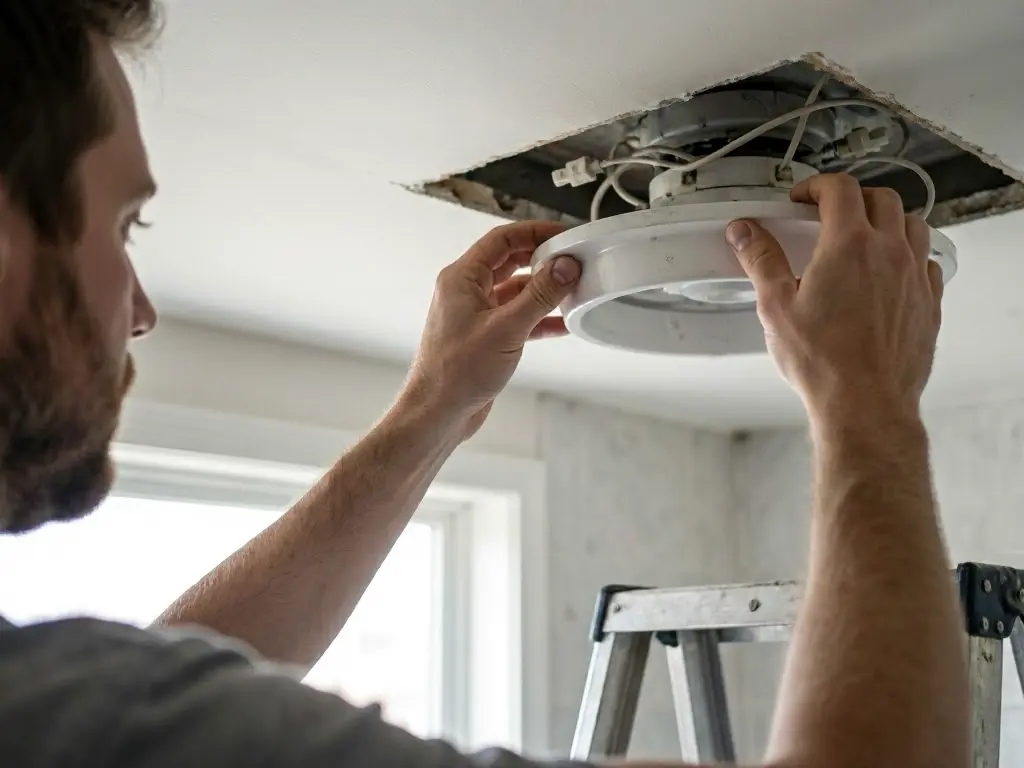 Bathroom Fan Installation