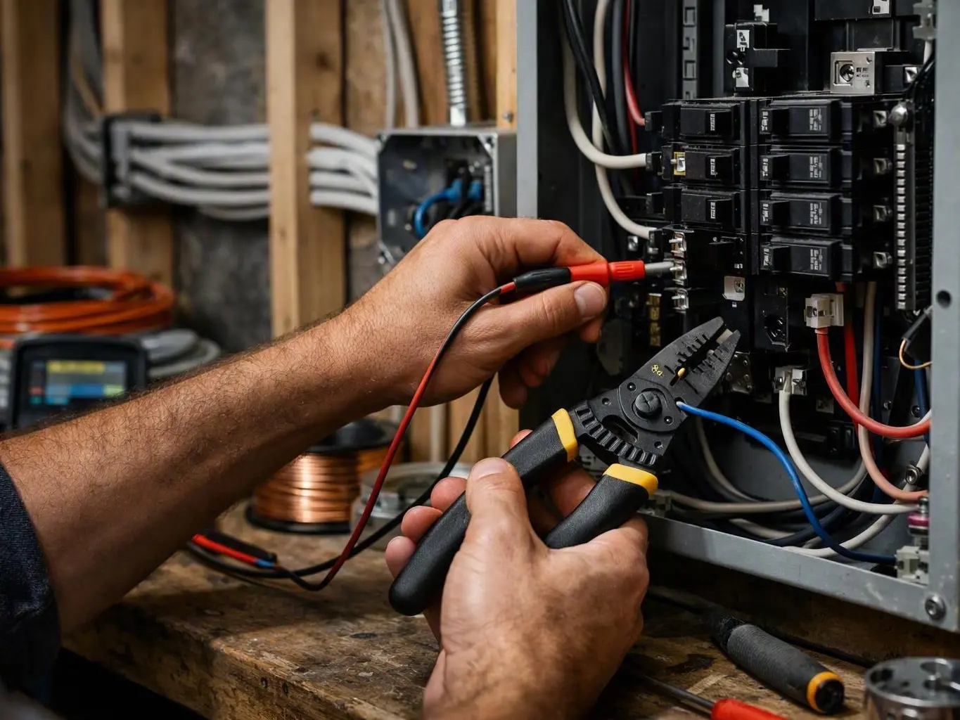 Circuit Breaker Keeps Tripping? Expert Repair in Cincinnati, OH — team at work