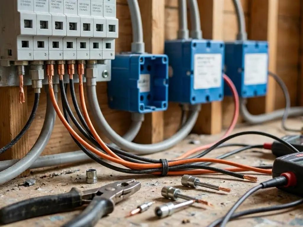 EV charger installation planning in Blue Ash garage