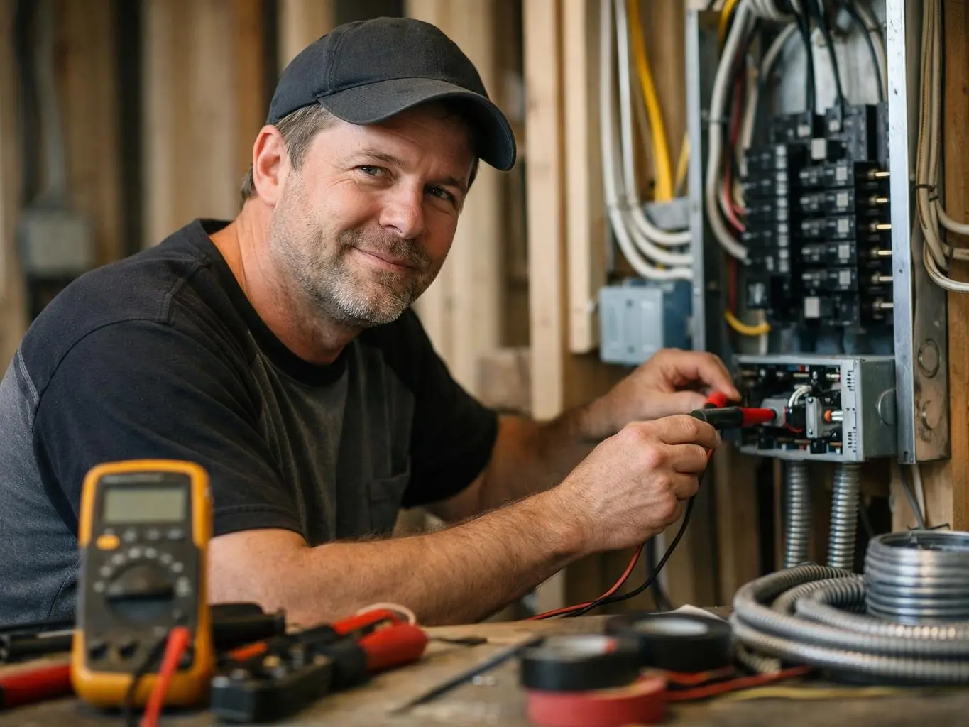 About Electrician Cincinnati OH — in action