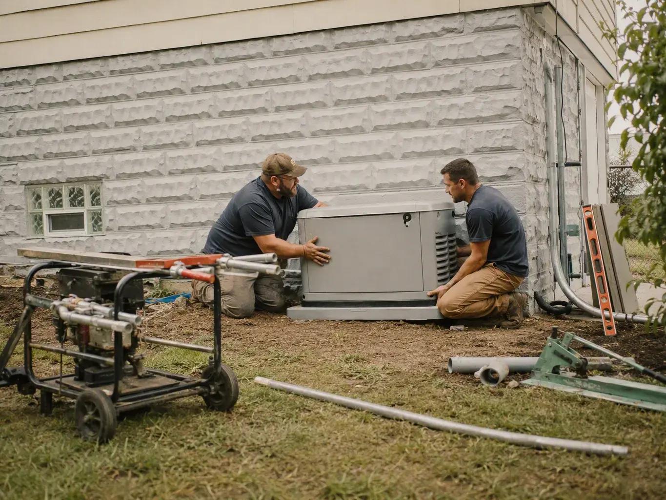 Generator repair service for homes and businesses during storms and winter